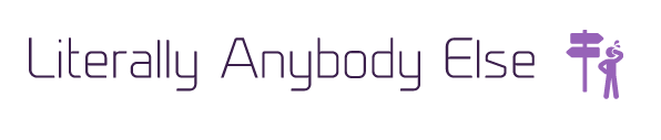 Literally Anybody Else for President Logo